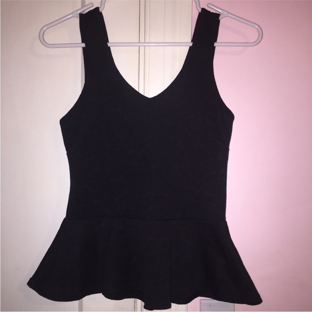 Topshop Peplum Tank